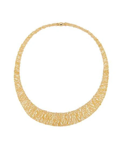 Shop Alberto Milani Piazza Duomo 18k Gold Graduated Mesh Collar Necklace