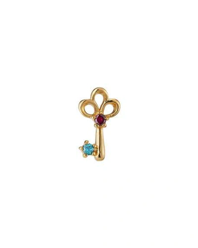 Shop Stevie Wren Misfit 14k Blue & Purple Diamond Key Earring, Single