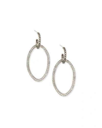 Shop Armenta Silver Open-circle Link Drop Earrings