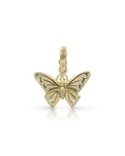 Shop Dominique Cohen 18k Gold Diamond Butterfly Pendant