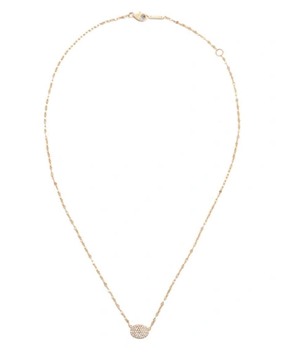 Shop Lana 14k Diamond Pave Oval Pendant Necklace In Gold