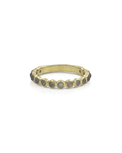 Shop Dominique Cohen 18k Gold Labradorite Stack Ring