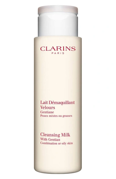 Shop Clarins Cleansing Milk With Gentian For Combination/oily Skin