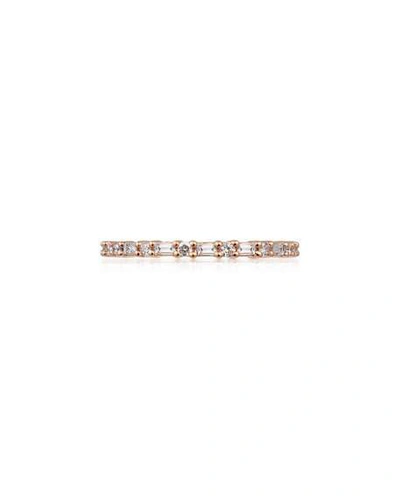 Shop Stevie Wren 14k Rose Gold Diamond Baguette Eternity Ring