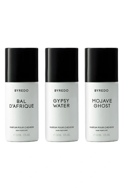 Shop Byredo Triple Gannant Bois Hair Perfume Trio