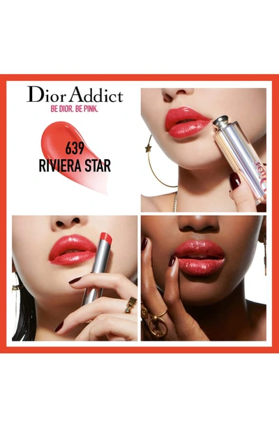 Shop Dior Addict Stellar Shine Lipstick In 639 Riviera Star