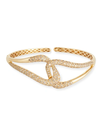 Shop Etho Maria 18k Gold & Brown Diamond Link Bracelet