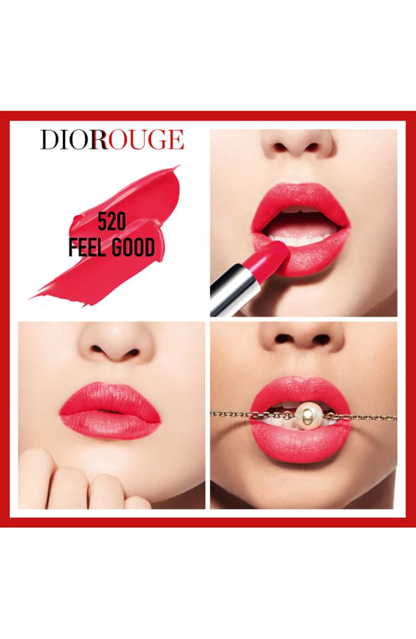 dior lipstick 520 feel good