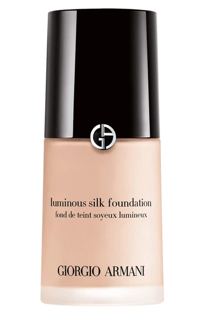 Shop Giorgio Armani Luminous Silk Foundation In No. 3.75