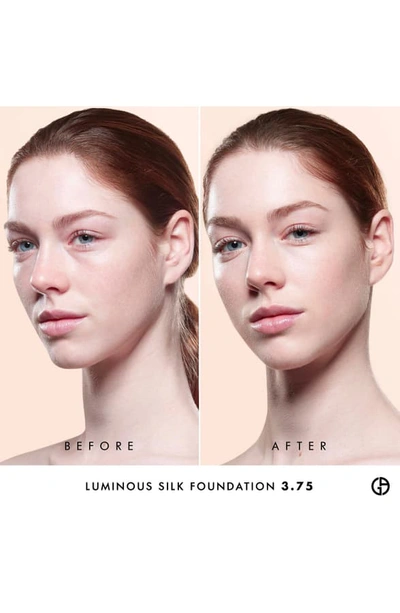 Shop Giorgio Armani Luminous Silk Foundation In No. 3.75