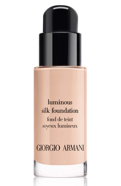 Shop Giorgio Armani Luminous Silk Foundation In No. 3.75