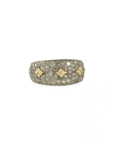 Shop Armenta Old World Diamond Pave Ring W/ Crivelli In Gold