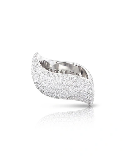 Shop Pasquale Bruni Sensual Touch 18k White Gold 310-diamond Ring