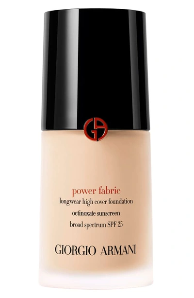 Shop Giorgio Armani Power Fabric Foundation In 03