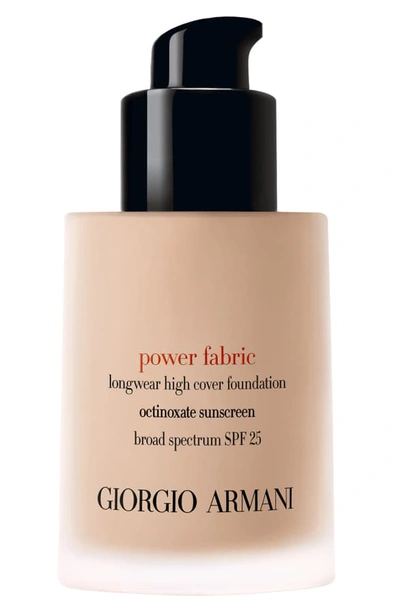 Shop Giorgio Armani Power Fabric Foundation In 03.5