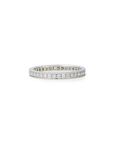 Shop American Jewelery Designs Channel-set Diamond Eternity Band Ring In 18k White Gold