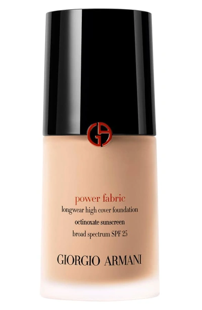 Shop Giorgio Armani Power Fabric Foundation In 06