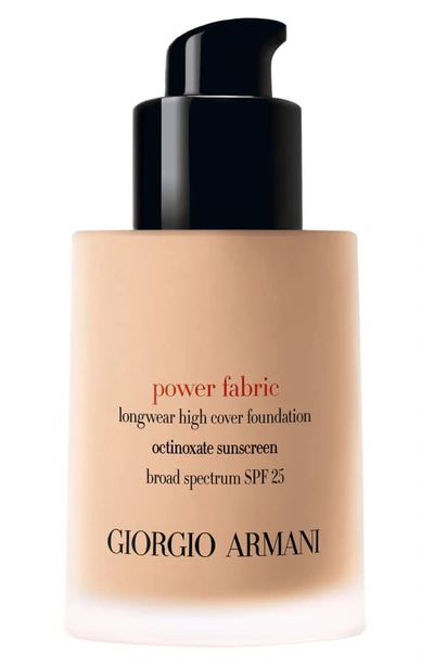 Shop Giorgio Armani Power Fabric Foundation In 06