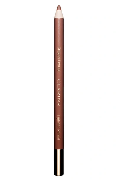 Shop Clarins Lip Pencil In 02 Nude Beige