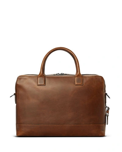 Shop Shinola Men's Bedrock Embossed Harness Briefcase In Light Brown