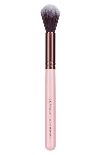 Shop Luxie 522 Rose Gold Tapered Highlighting Face Brush