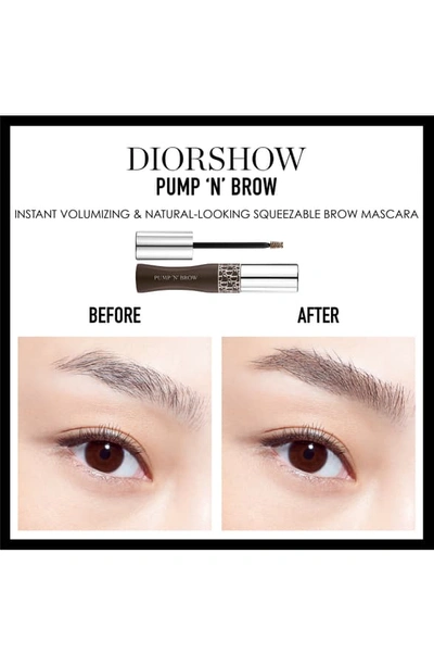 Shop Dior Show Pump N Brow Squeezable Brow Mascara In 003 Auburn