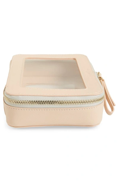 Shop Truffle Clarity Jetset Cosmetics Case In Dusty Blush