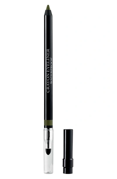 Shop Dior Long-wear Waterproof Eyeliner Pencil In 474 Golden Khaki