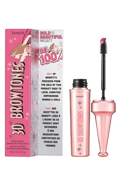 Shop Benefit Cosmetics Benefit Bold Is Beautiful 3d Browtones Subtle Brow Enhancing Highlighter In Magenta