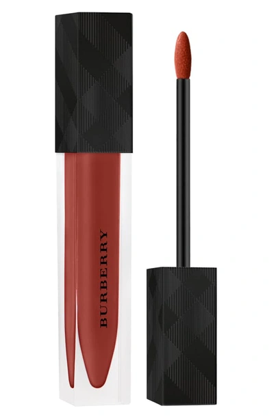 Shop Burberry Kisses Lip Lacquer In Dark Russet