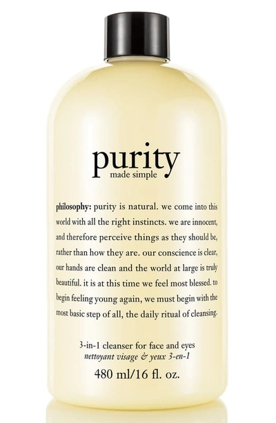 Shop Philosophy Purity Made Simple One-step Facial Cleanser, 8 oz