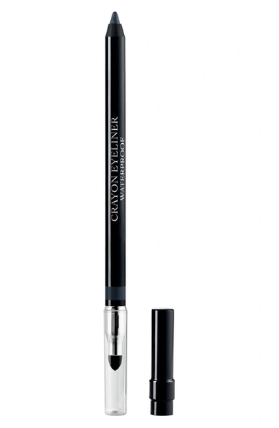 Shop Dior Long-wear Waterproof Eyeliner Pencil In 084 Deep Grey