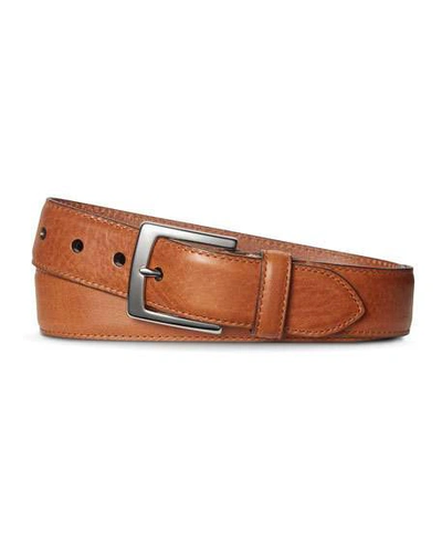 Shop Shinola Men's Bedrock Leather Belt In Brown