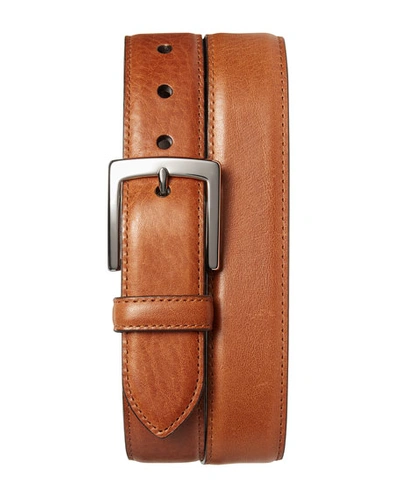 Shop Shinola Men's Bedrock Leather Belt In Brown