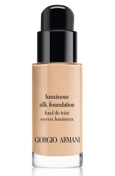 Shop Giorgio Armani Luminous Silk Foundation In No. 3