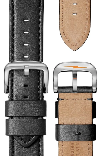 Shop Shinola The Runwell Chrono Leather Strap Watch, 47mm