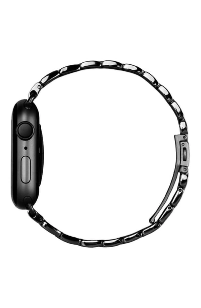 Shop Casetify Metal Link Apple Watch Bracelet Strap In Black