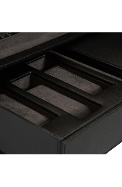 Shop Wolf Blake Double Watch Winder Box - Black