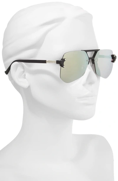 Shop Grey Ant Yesway 60mm Sunglasses - Silver Lens/ Silver Hardware