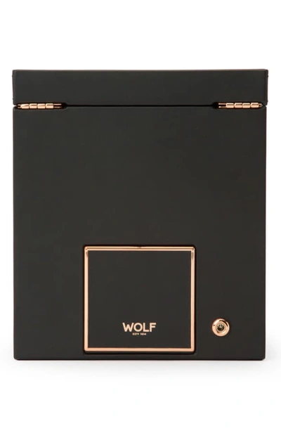 Wolf Axis Single Watch Winder & Case In Copper
