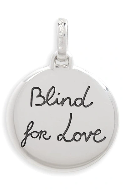 Shop Gucci Blind For Love Sterling Silver Charm