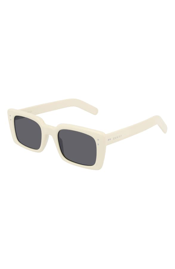 gucci 52mm rectangle sunglasses
