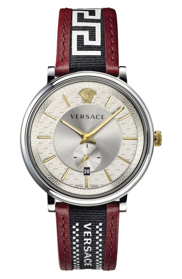 versace greek key watch