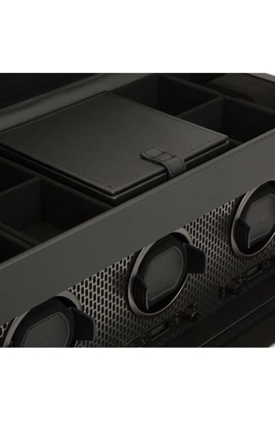 Wolf Axis Triple Watch Winder & Case In Powder Coat
