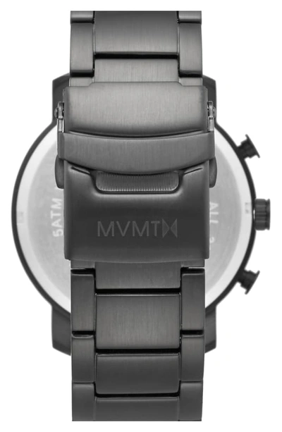 Shop Mvmt Chronograph Bracelet Watch, 40mm In Black