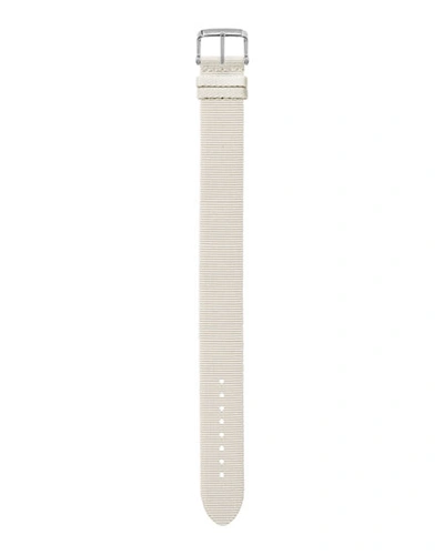 Shop Tom Ford Men's Medium Woven Fabric Strap In White