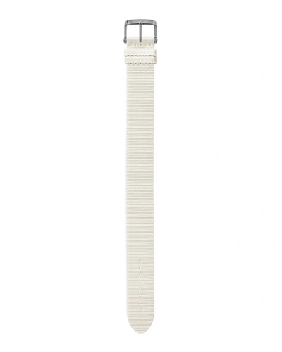 Shop Tom Ford Men's Large Woven Fabric Strap In White