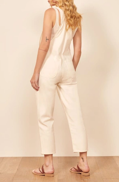 Shop Reformation Smith Overalls In Ivory
