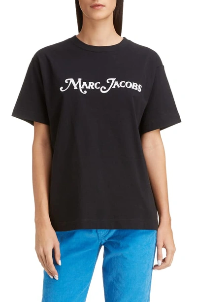 Shop Marc Jacobs X New York Magazine Logo Tee In Black