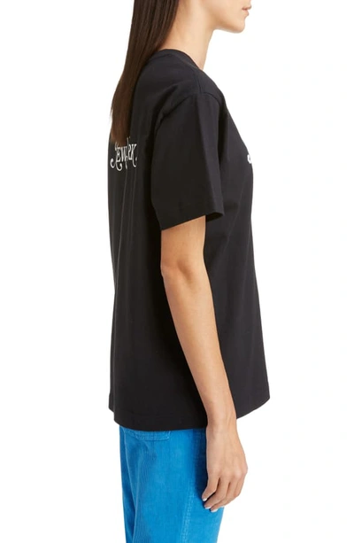 Shop Marc Jacobs X New York Magazine Logo Tee In Black